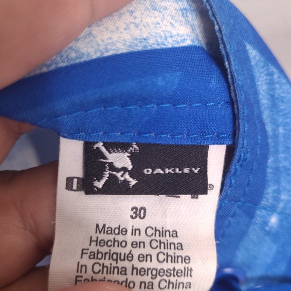 Oakley Boardshorts Mens 31 Blue Swim Trunks‎ Surf - Picture 6 of 14